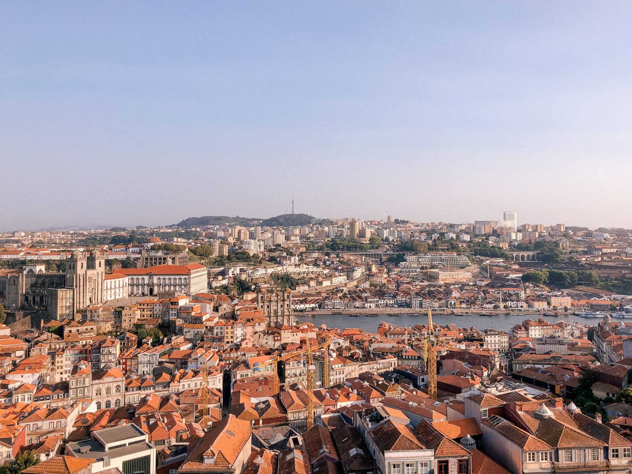 Porto, Portugal, view, lookout of porto, portufal views