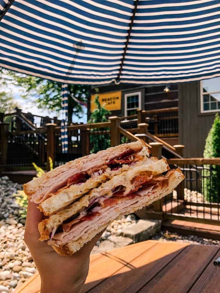 Sandwich from Beacon Cafe in Ohio's Amish Country