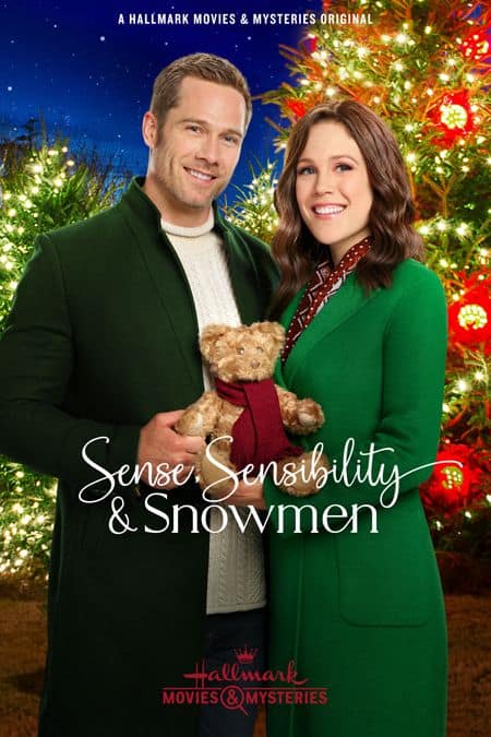 Sense, Sensibility & Snowmen Hallmark movie poster